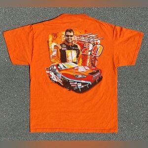 Y2K 2000s NASCAR Tony Stewart Double Sided T-Shirt Size (L)